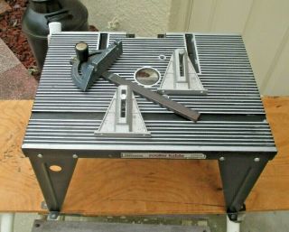 Vintage Craftsman 18 " X 13 " X 11 " Router Table 25444 W/ Guides Usa