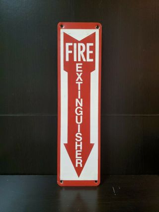 Vintage Fire Extinguisher Sign