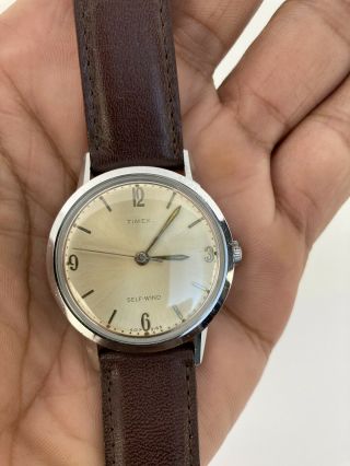 1960s Vintage Timex Viscount Watch,  Self - Wind Automatic,  4017 3163 Still