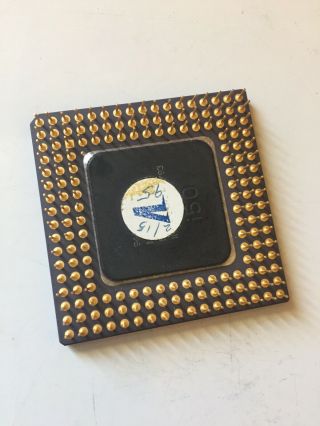 Vintage Intel i486 DX2 50MHz CPU Processor A80486DX2 - 50 486 Gold Recovery 2
