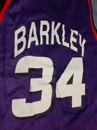Vintage 90s Sir Charles Barkley Phoenix Suns Nba Champion Jersey Size 44