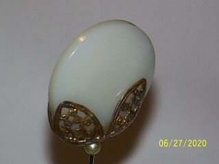 Vintage Victorian Glass Hat Pin Stick Pin