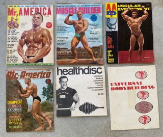 Vintage Bodybuilding Magazines - Mr.  America,  Muscular Development,  1962,  1966