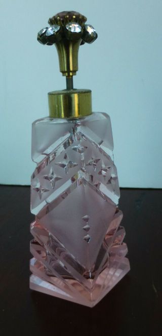 Pump Atomizer Bottle For Perfume Or Cologne - Vintage Pink