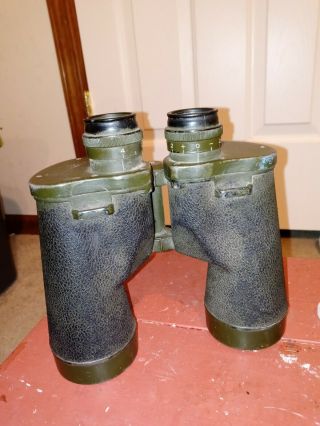 Vintage Ww2 Era U.  S Army Military Binoculars.  M - 17 Stock No.  7578344