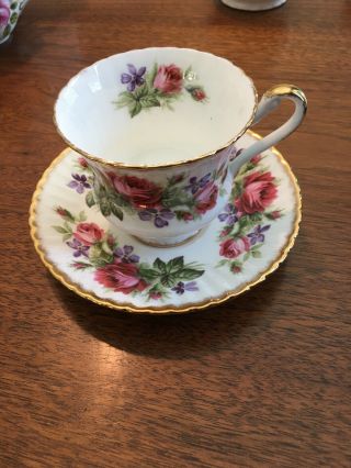 Vintage Teacup And Saucer By Paragon Fine Bone China