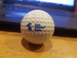 1980 US Open Baltusrol Vintage Logo Golf Ball First National State 2