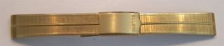 Vintage Jb Champion Bulova 10k Gf Watch Band 17 Mm Straight 6 1/4 " Long