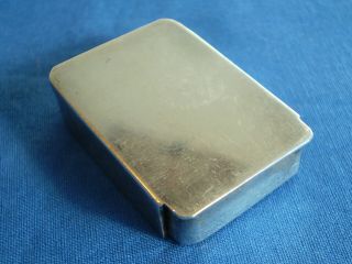 Vintage Mexican Sterling Silver Pill Box Slides Open