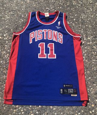 Vintage Nba Isiah Thomas Detroit Pistons Hwc Reebok Xl Jersey