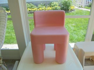 Vintage Little Tikes Pink Chunky Chair Child Size