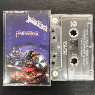 1990 Judas Priest - Painkiller Vintage Audio Cassette Tape Album Heavy Metal