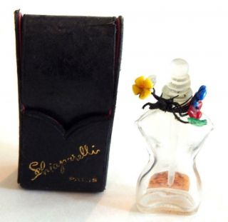 Schiaparelli Shocking Perfume Mae West Torso Bottle W Travel Case C Late 30 