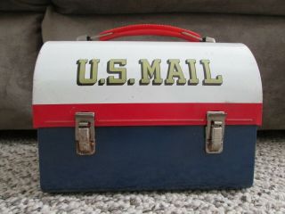 Vintage Metal Mr Zip U.  S.  Mail Box Lunch Box
