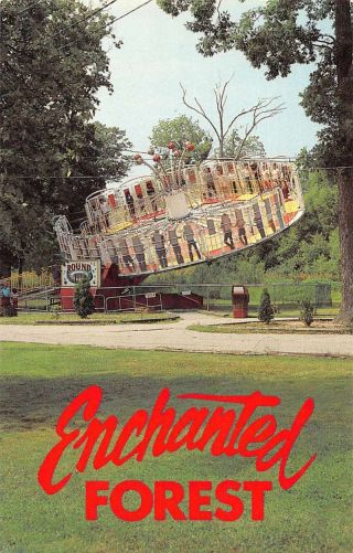 Chesterton Indiana Enchanted Forest Amusement Park Vintage Postcard Aa6985