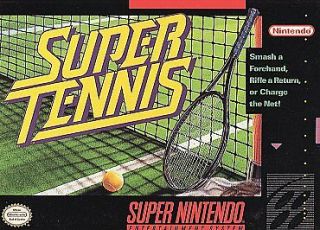 Tennis (nintendo Entertainment System,  1991) Snes Vintage Sports