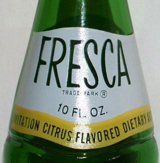 Vintage Soda Pop Bottle Fresca The Coca Cola Company 1967 Old Stock N -,