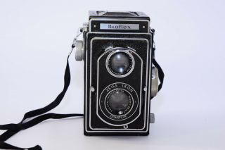 Old Rare Ikoflex Dpr Vintage 6x6 Medium Format Germany Tlr Film Camera