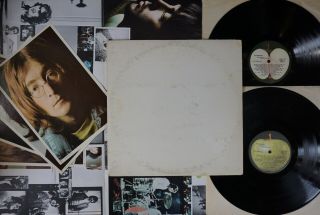 The Beatles White Album Vintage Vinyl 2 - Lp Apple Swbo101 W/poster/photos Nm -