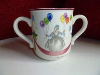 Vintage Villeroy & Boch Le Cirque Two Handed Mug Cup Vitro - Porcelain