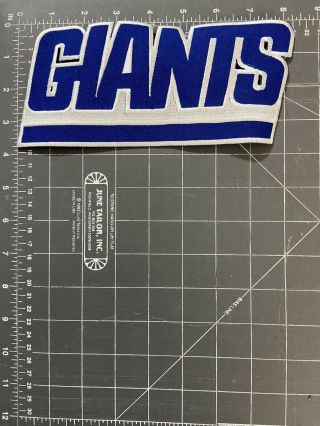 Vintage York Giants Logo Patch Nfl National Football League Nyg Nyc Ny Nfc