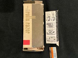Vintage Decorative Rolls Razor Blade Knife Made In England - Complete Box Instr