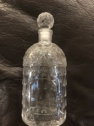 Vintage Guerlain Paris (empty) Bottle Veritable Eau De Cologne Extra - Dry 6 1/2”h