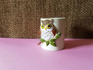 Vintage Owl Toothpick Holder 2