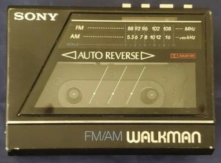 Vintage Sony Walkman Am/fm Radio Cassette Tape Player Wm - F77 Repair Or Parts