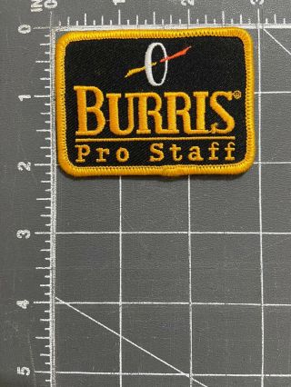 Vintage Burris Pro Staff Patch Optics Scope Binoculars Sights First Responder Ps