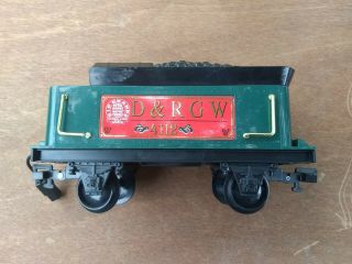 Vintage Train Tender By Scientific Toys Eztec Red/green 4112 Rio Grande G Scale