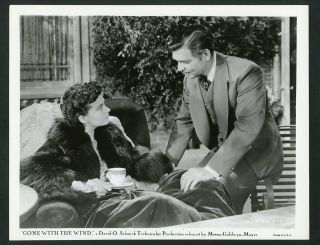 Vivien Leigh,  Clark Gable " Gone With The Wind " Vintage 1939 Photo