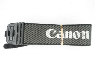 Canon Eos Vintage Gray / White Camera Neck Strap For Slr / Dslr