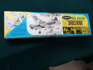Vintage Scientific Shoestring R/c Model Kit.  A Bit Of History Can Be Yours