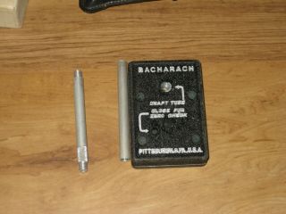 Vintage Bacharach Draft Rite,  Draft Measuring Gauge - Box & Instructions 3