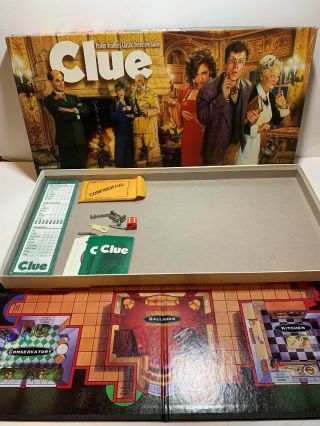 Vintage Clue Boardgame 1996 Parker Bros.  Hasbro