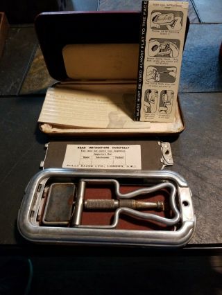 Vintage Rolls Razor Made In England With Case And Instructions