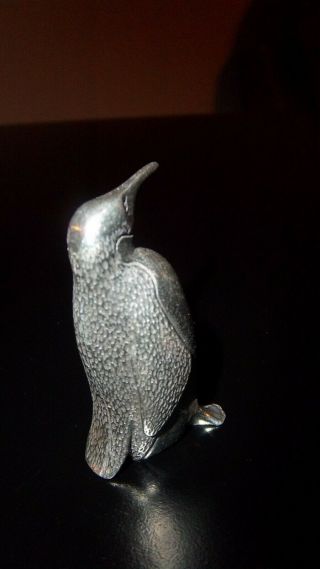 Vintage Pewter Metal Penguin Figurine Kirk PEWTER 2