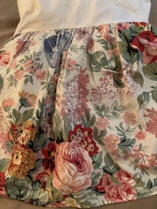Vintage Ralph Lauren Allison French Chic King Bed Skirt