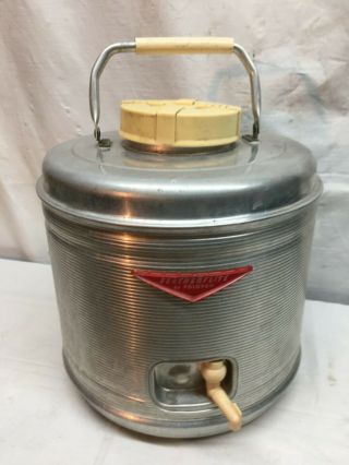 Vintage Featherlite By Poloron Aluminum Water Cooler 2 Gallon ?