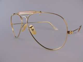 Vintage B&l Ray Ban Outdoorsman Eyeglasses Frames Size 58 - 14 Made In Usa