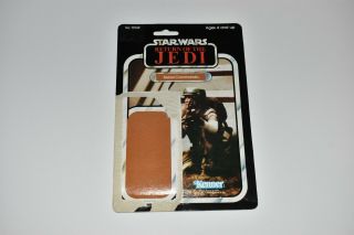 Vintage Star Wars Rotj 1983 Rebel Commando 77 Card Back Only