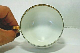 Vintage Haviland Limoges France Porcelain Coffee Tea Cup Gold Trim 2