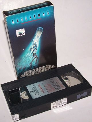 Vintage Leviathan Vhs Horror Video Cassette Movie