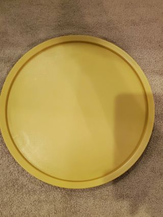 Vintage Gold Party Plan Rubbermaid Lazy Susan Turntable Round 10.  5 " Jb1 2709