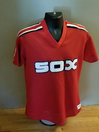Vintage Majestic Chicago White Sox Jersey (sz L) Stitched Made In Usa