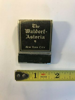 Vintage Matchbook The Waldorf Astoria York City