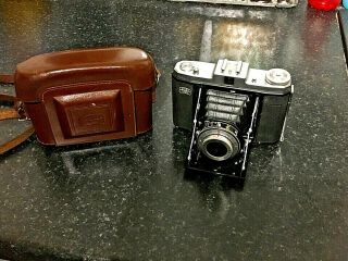 Vintage Zeiss Ikon Nettar Folding Camera In Undamaged Case Loft Find