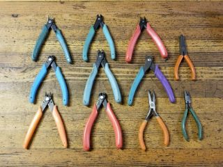 Vintage Tools Electrical Insulated Pliers Slicers Jeweler Snips Xcelite Tool ☆us