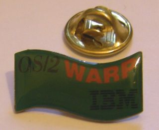 Ibm Os/2 Warp Os2 Variant 2 Vintage Pin Badge
